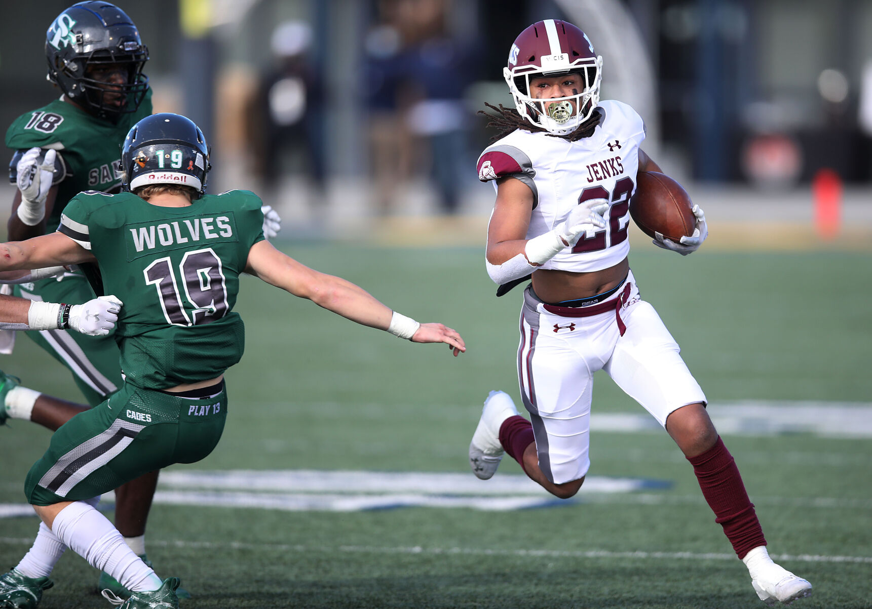 2. 6AI-1: No. 1 Jenks (5-1, 3-0) at No. 4 Edmond Santa Fe (4-2, 3-0)